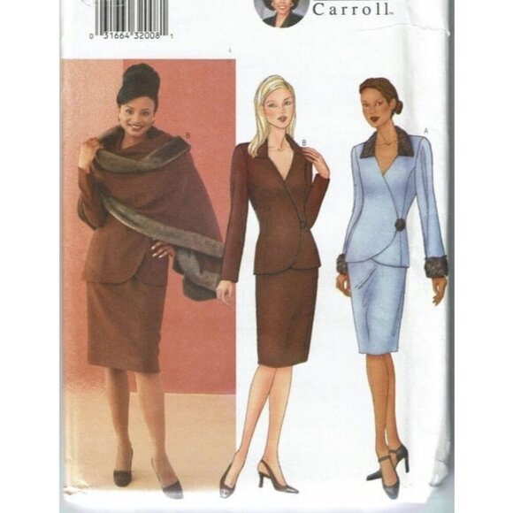 Misses Sewing Pattern Jacket Skirt Stole Simplicity 6767 Sizes 12-16 Womens - Picture 1 of 2